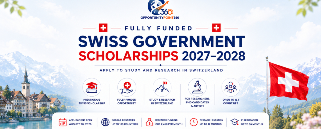 Fully Funded Swiss Government Scholarships