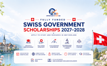 Fully Funded Swiss Government Scholarships